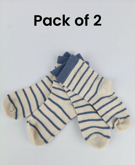 Z Kid's Cotton Winter Socks Pack of 2 (1-2Year) D18