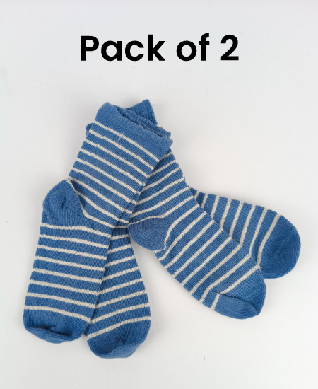 Z Kid's Cotton Winter Socks Pack of 2 (1Y-2Year) D5