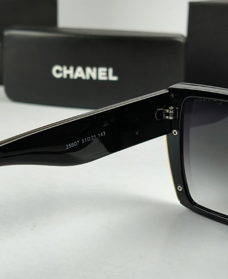 CHANEL Sunglasses Black CHN016 - Image 6