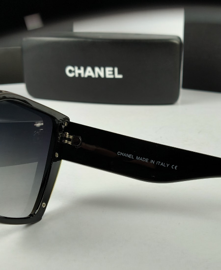 CHANEL Sunglasses Black CHN016 - Image 5