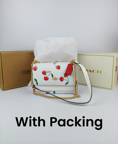 Coach Mini Klare Crossbody With Heart Cherry Print - Image 2