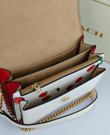 Coach Mini Klare Crossbody With Heart Cherry Print - Image 7