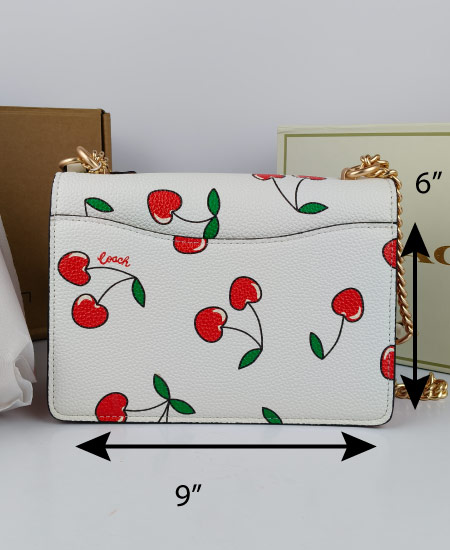 Coach Mini Klare Crossbody With Heart Cherry Print - Image 5