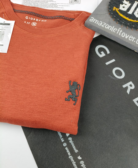 Giordano Red Oxide Sweatshirt 3D Logo - Image 5