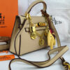 Hermes Mini Kelly Handbags Beige