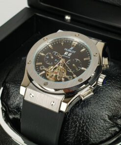 Hublot Watch Black Fusion Skeleton Calander