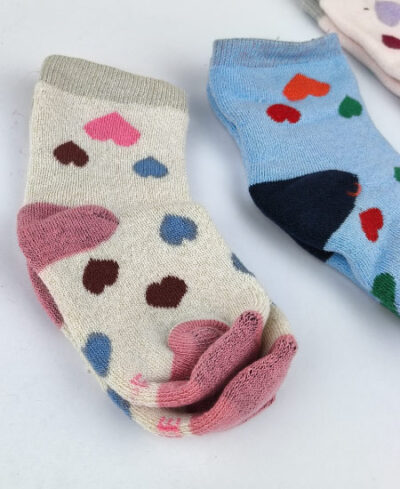 Kid's Girl's Winter Socks Pack of 5 - Image 3