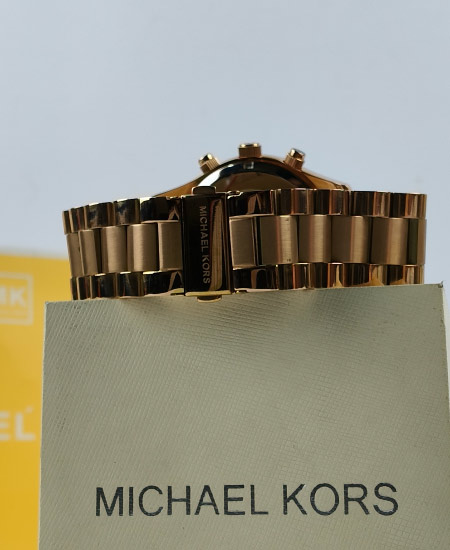 Michael Kors Layton Pave Dial Rose Gold-Tone Watch MK5946 - Image 7
