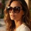 Burberry Sunglasses Chocolate Brown Bur04