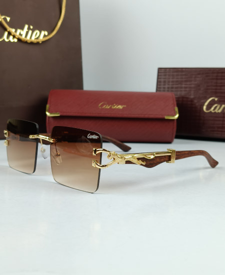 Cartier Sunglasses Rectangular CRT108 - Image 3