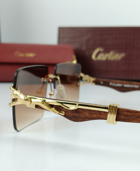 Cartier Sunglasses Rectangular CRT108 - Image 5