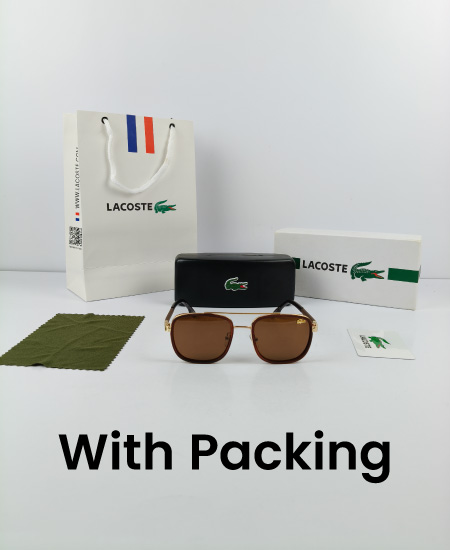 Lacoste Golden Brown Sunglasses Lac131 - Image 2