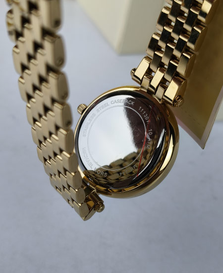 Michael Kors Darci Gold Pink Dial Watch for Ladies - MK-3444 - Image 6