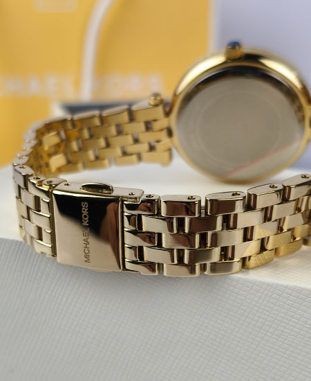 Michael Kors Darci Gold Pink Dial Watch for Ladies - MK-3444 - Image 5