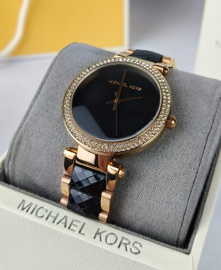 Michael Kors Parker Women's Black Watch - MK6414 - Image 4