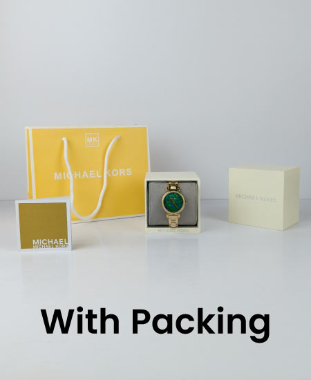 Michael Kors Peacock Motif Dial Watch MK3946 - Image 2