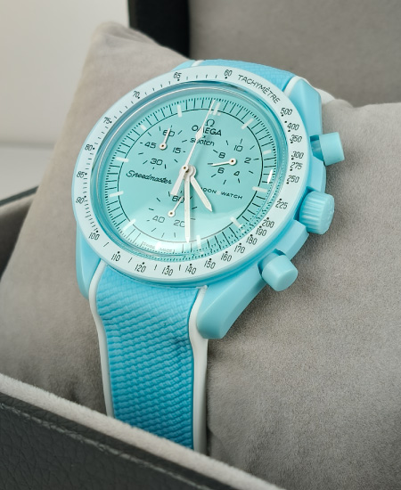 Omega Speed master Ultra Light MISSION TO URANUS Rubber Stap Watch