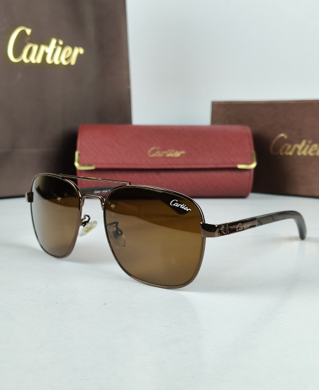Cartier Luxury Sunglasses Copper Brown CRT08