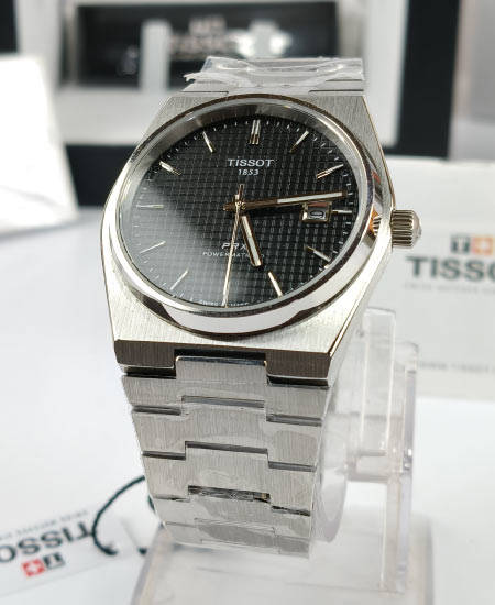 Tissot Black PRX 40mm T137.407.11.051.00 Automatic Watch