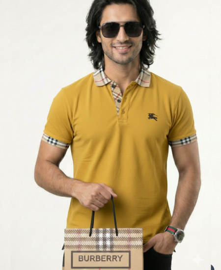 Burberry Polo Shirt Mustard