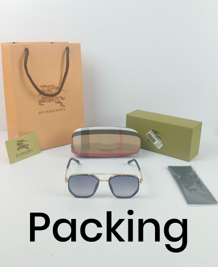 Burberry Sunglasses Golden BR067 - Image 2