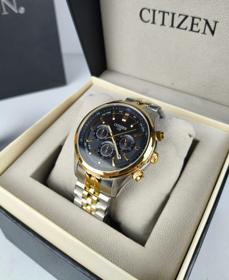 Citizen VIP Jubilee Two Tone Black Dial Watch - Image 3