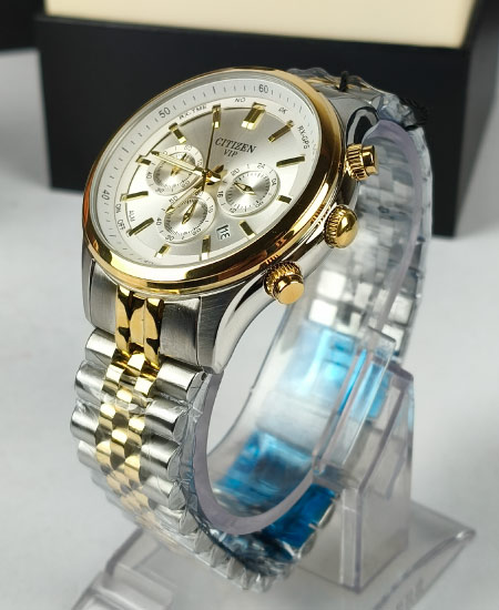 Citizen VIP Jubilee Two Tone White Dial Watch - Image 4