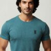 Giordano T-Shirts Green Jacquard