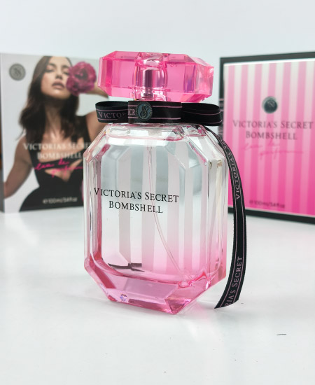 Bombshell Intense Victoria’s Secret perfume bottle Luxury women’s fragrance Bombshell Intense by Victoria’s Secret Deep cherry scented perfume bottle with elegant design Bold sensual perfume for women by Victoria’s Secret