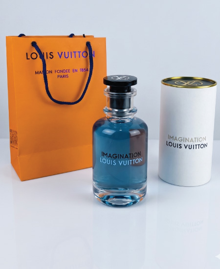 Louis Vuitton Imagination Eau de Parfum luxury fragrance bottle