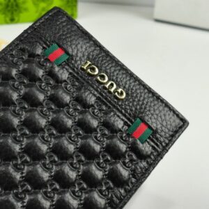 Gucci Leather Men's Wallet Black